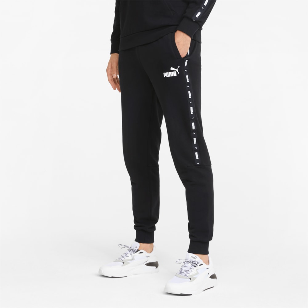 Изображение Puma Штаны Essentials+ Tape Men's Sweatpants #1: Puma Black