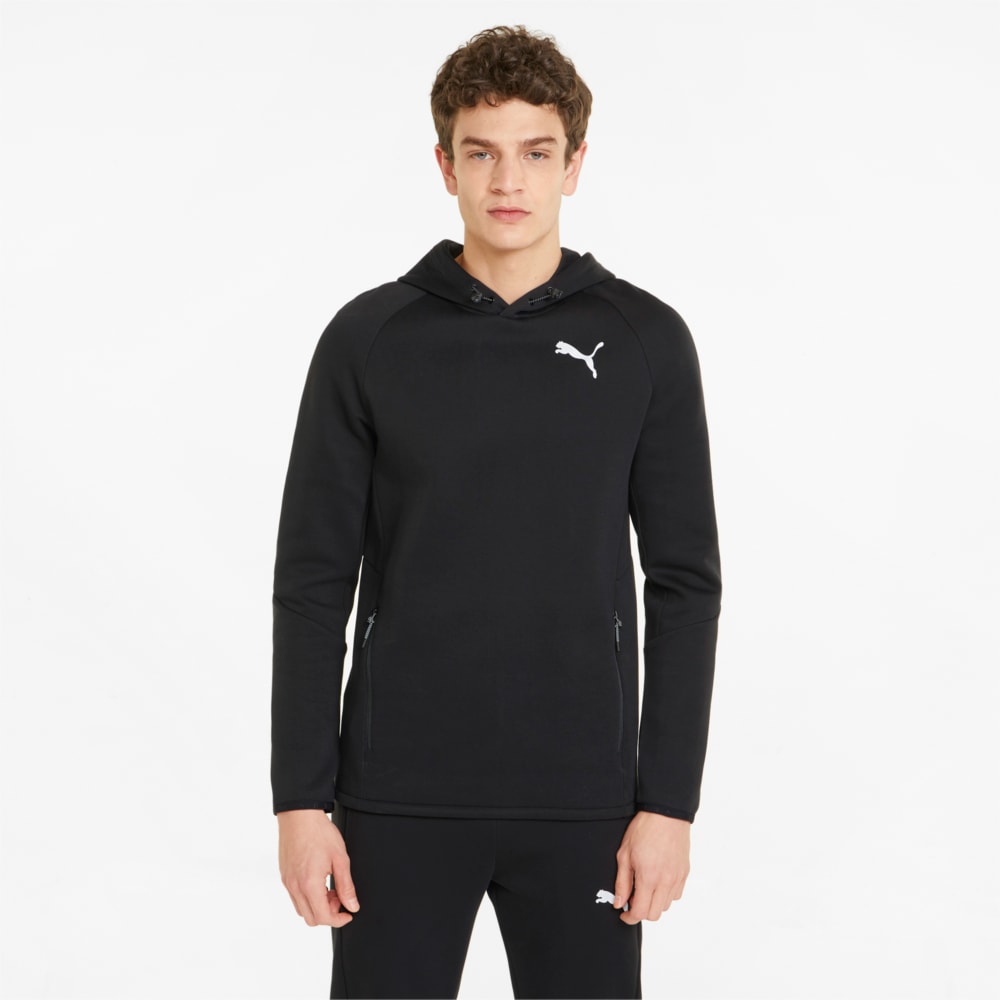 Изображение Puma Толстовка Evostripe Men's Hoodie #1: Puma Black