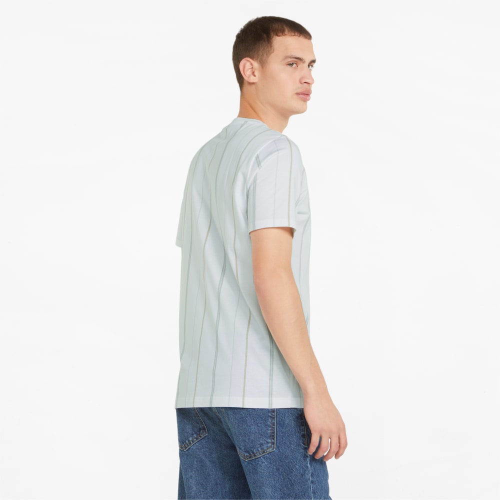 Изображение Puma Футболка Modern Basics Striped Men's Tee #2: Puma White