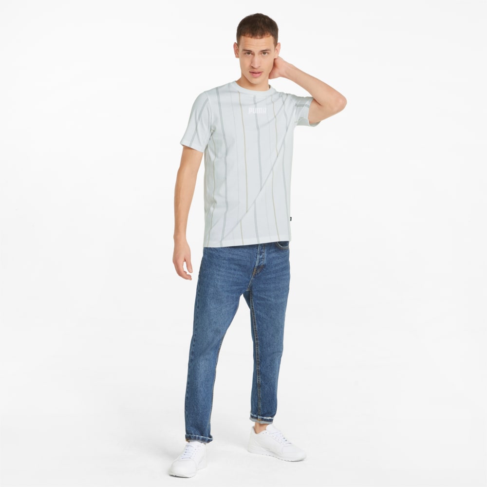 

PUMA - male - Футболка Modern Basics Striped Men's Tee – Puma White –, Белый