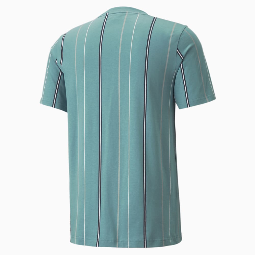

PUMA - male - Футболка Modern Basics Striped Men's Tee – Mineral Blue –, Синий