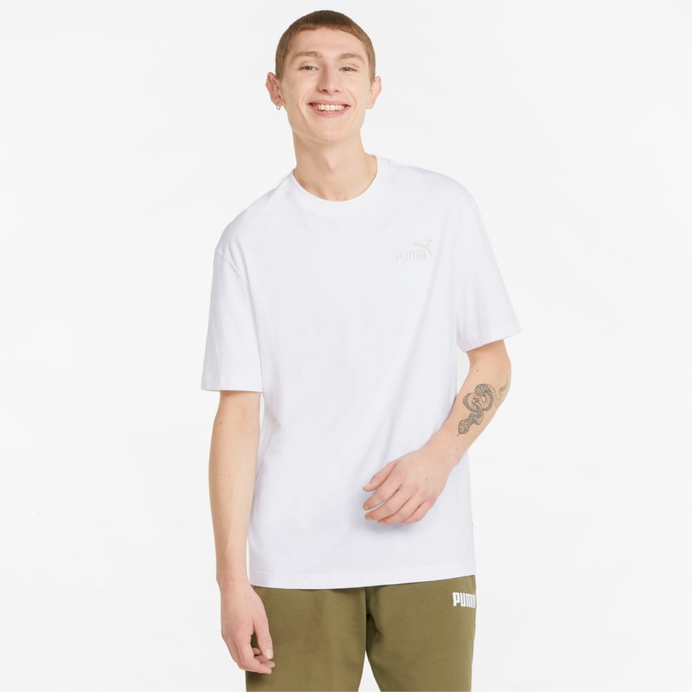 Зображення Puma Футболка Essentials+ Relaxed Men's Tee #1: Puma White