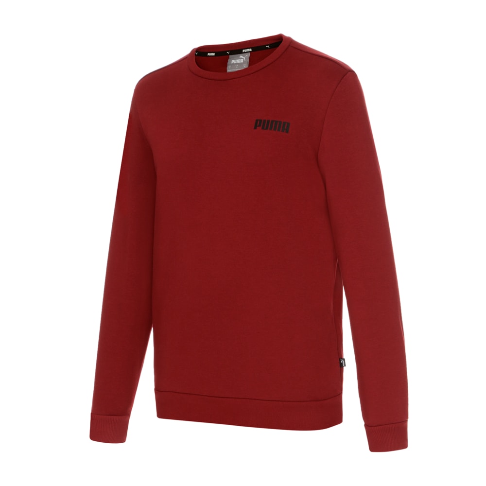 Зображення Puma Світшот Essentials Crew Neck Full-Length Men’s Sweatshirt #1: Pomegranate
