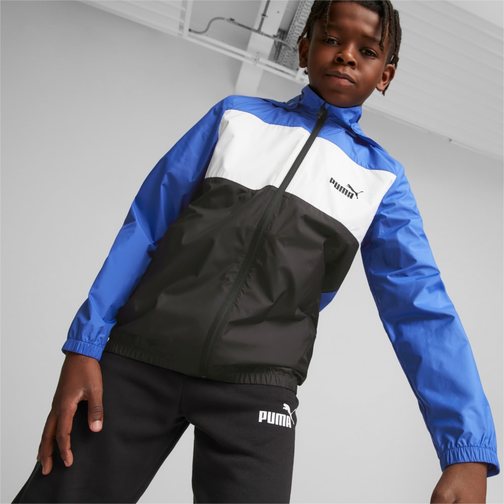 Image Puma ESS+ Colour-blocked Youth Windbreaker #1