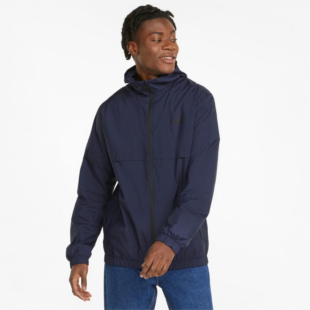 Puma blue hot sale windbreaker