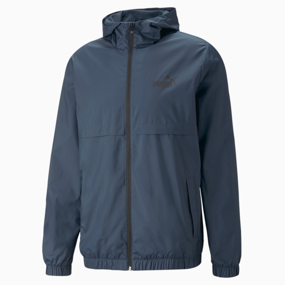 Essentials Solid Windbreaker Jacket Men 80