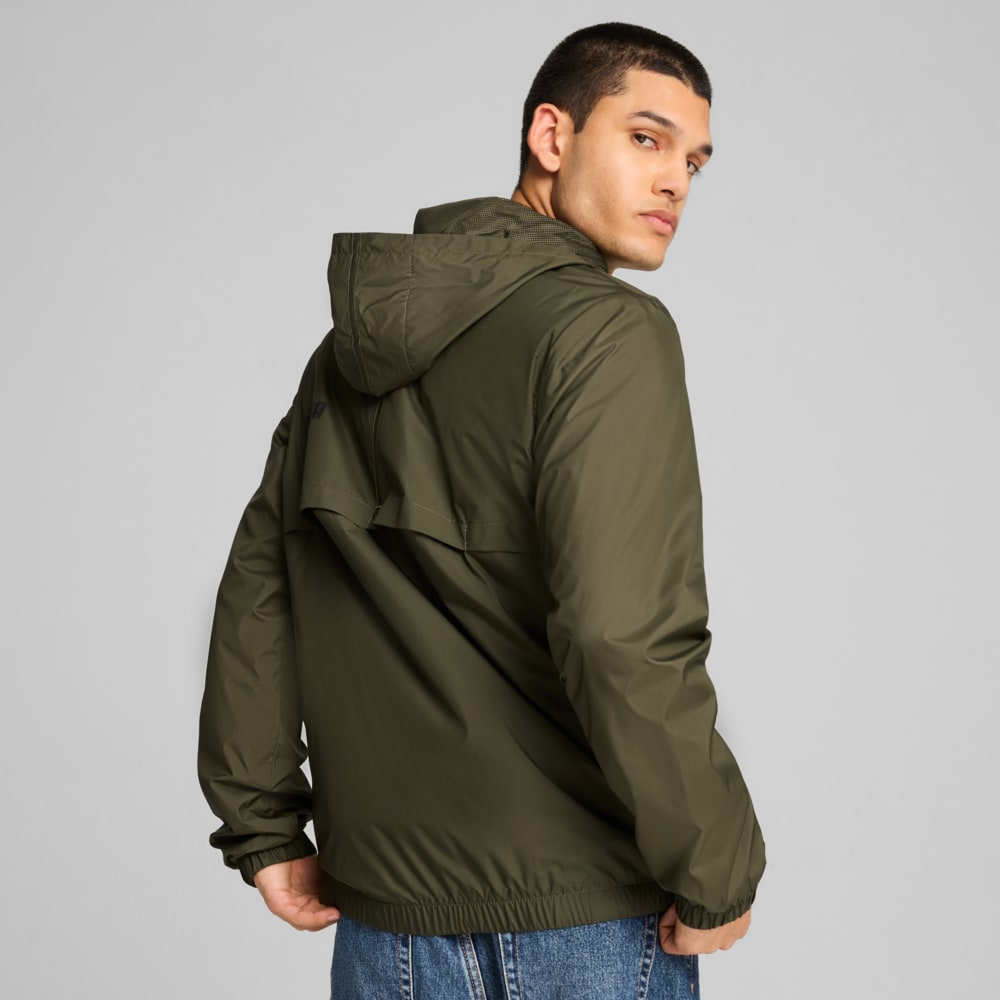 Зображення Puma Вітрівка Essentials Solid Windbreaker Jacket Men #2: Dark Olive