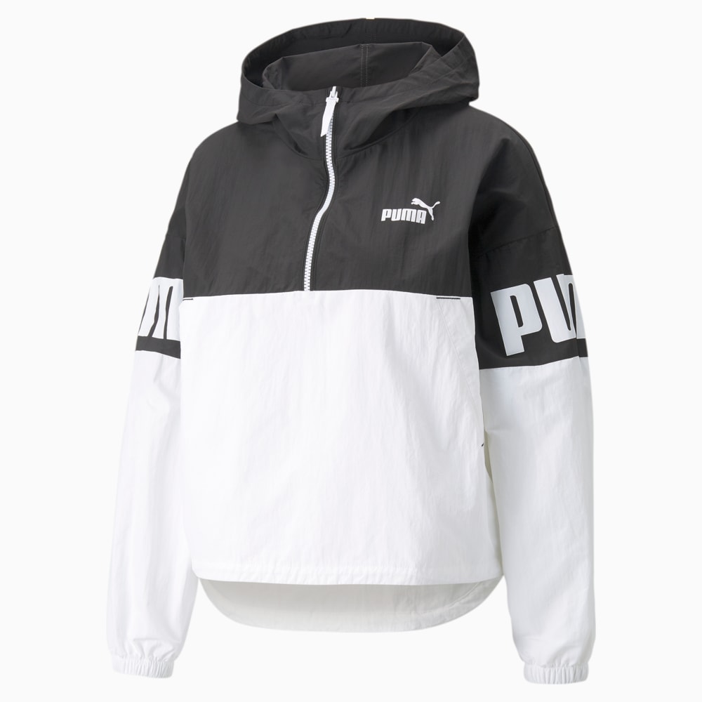 Puma half sales zip windbreaker