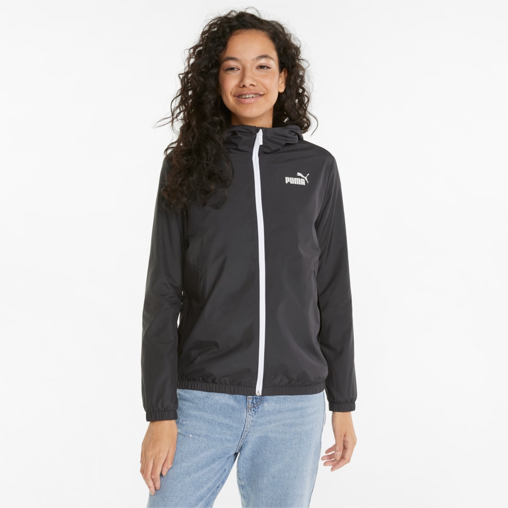 Изображение Puma Ветровка Essentials Solid Women's Windbreaker #1: Puma Black