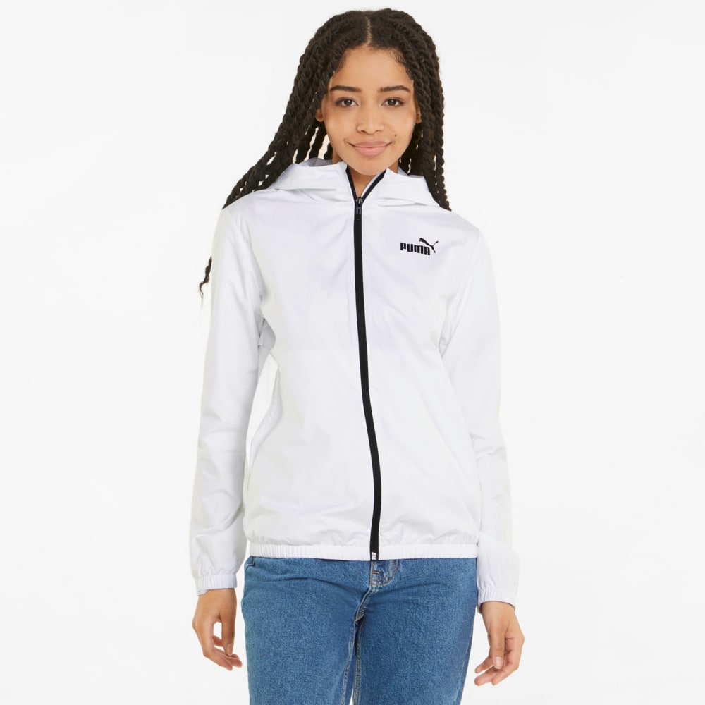 Изображение Puma Ветровка Essentials Solid Women's Windbreaker #1: Puma White