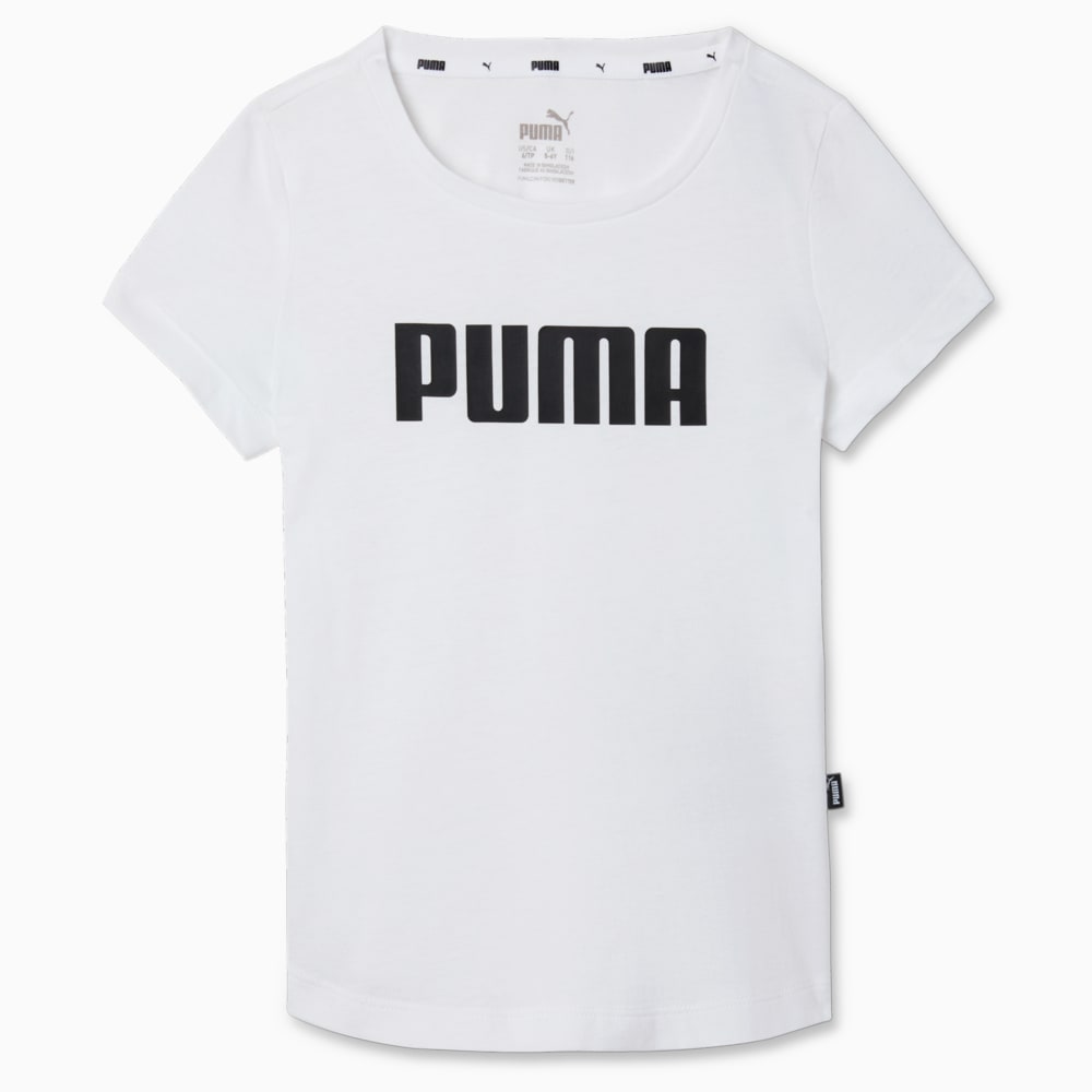 Изображение Puma Детская футболка Essentials Youth Tee #1: Puma White
