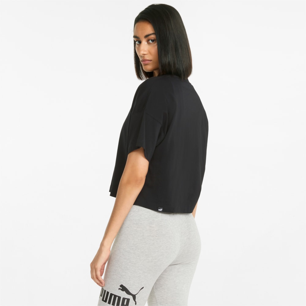 

PUMA - female - Футболка HER Cropped Women' Tee – Puma Black –, Черный