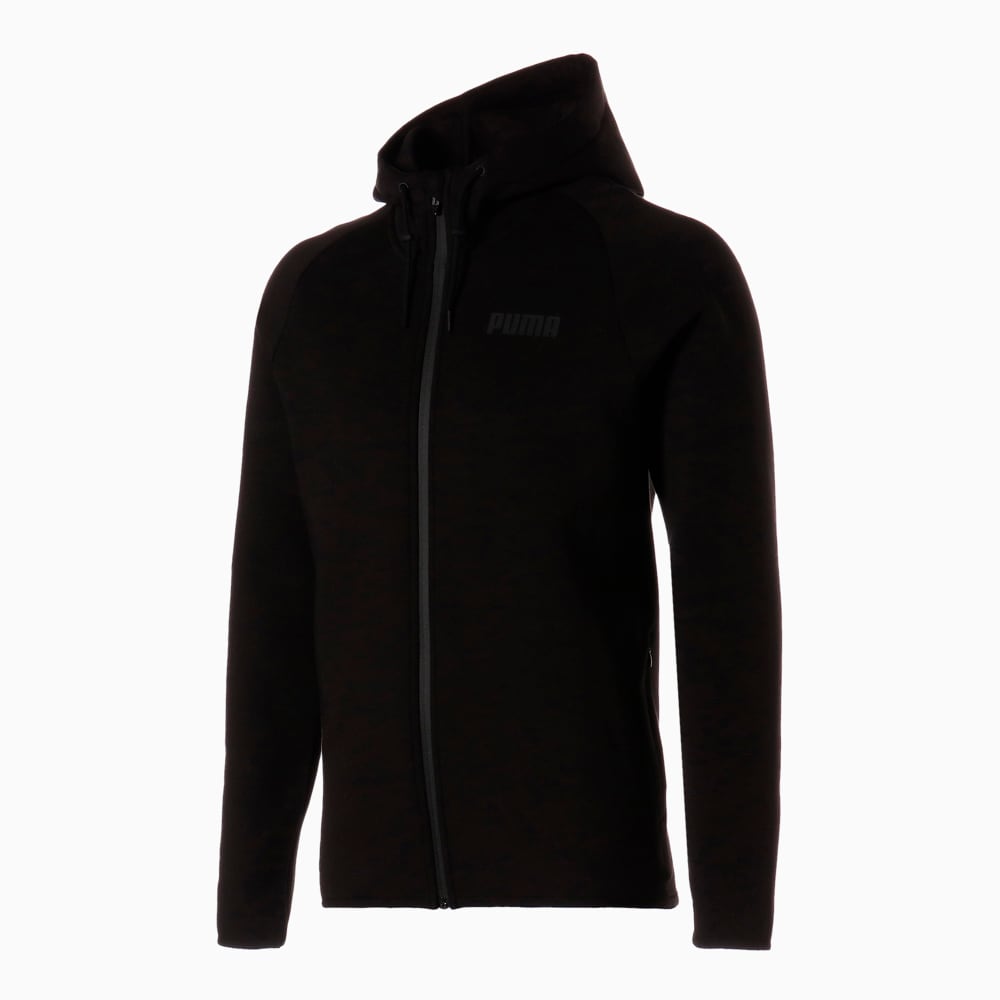 Изображение Puma Толстовка SPACER Full-Zip Hoodie Men #1: Puma Black