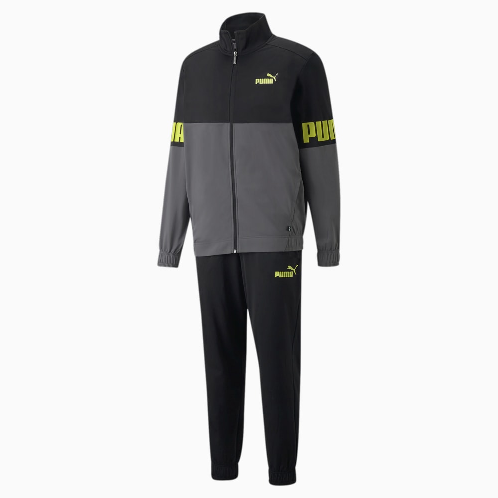 

PUMA - male - Спортивный костюм Power Poly Men's Tracksuit – Puma Black-Lemon Sherbert –, Черный
