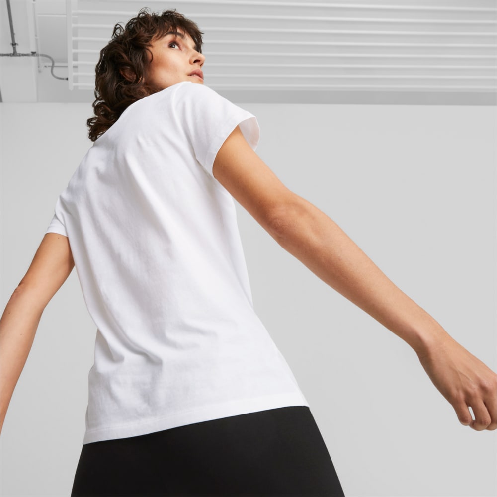 Image PUMA Camiseta Essentials Plus Metallic Logo Feminina #2