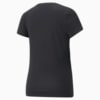 Зображення Puma Футболка Essentials+ Metallic Logo Women's Tee #7: Puma Black-silver metallic