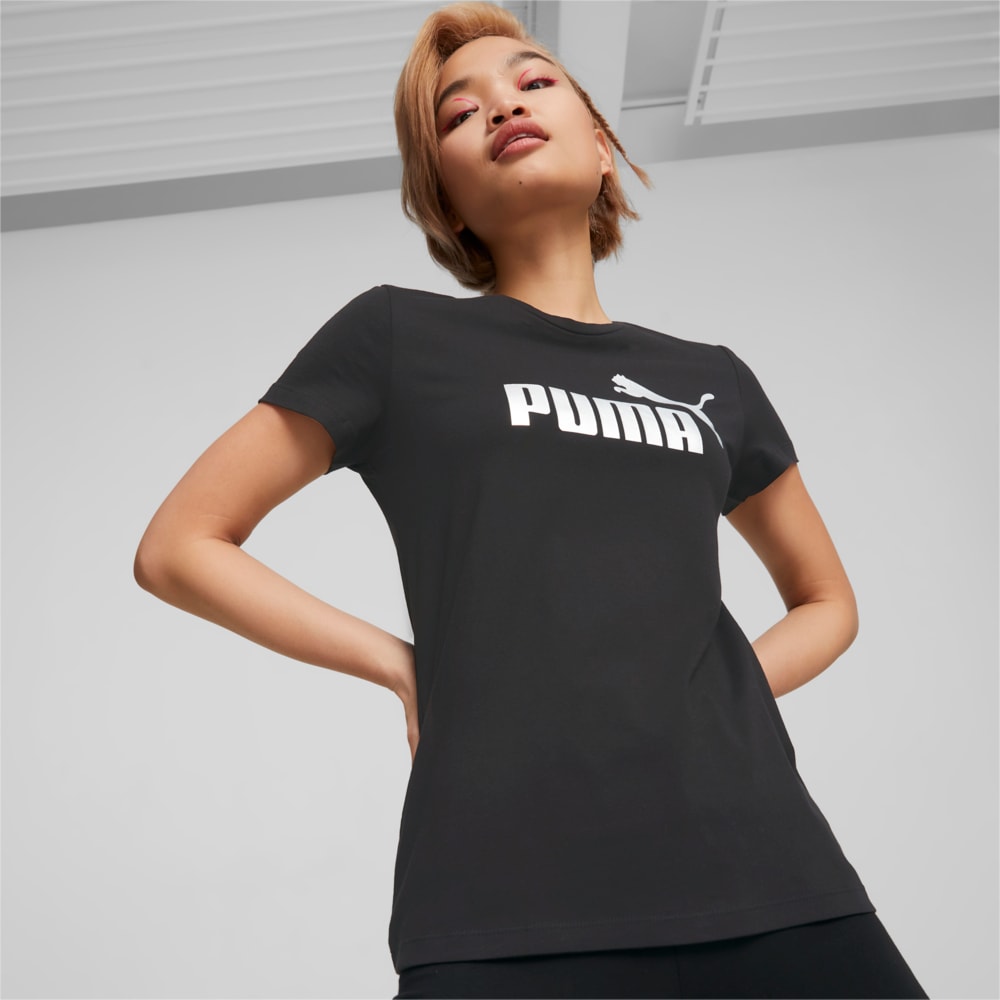 Görüntü Puma ESSENTIALS+ Metalik Logo Kadın T-shirt #2