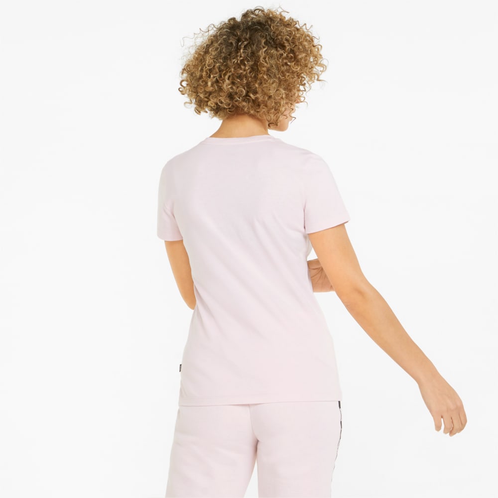 

PUMA - female - Футболка Essentials+ Metallic Logo Women' Tee – Chalk Pink –, Розовый