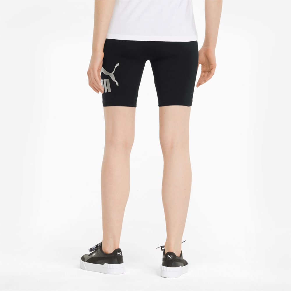 

PUMA - female - Леггинсы Essentials+ Metallic Short Women’s Leggings – Puma Black-Silver –, Черный