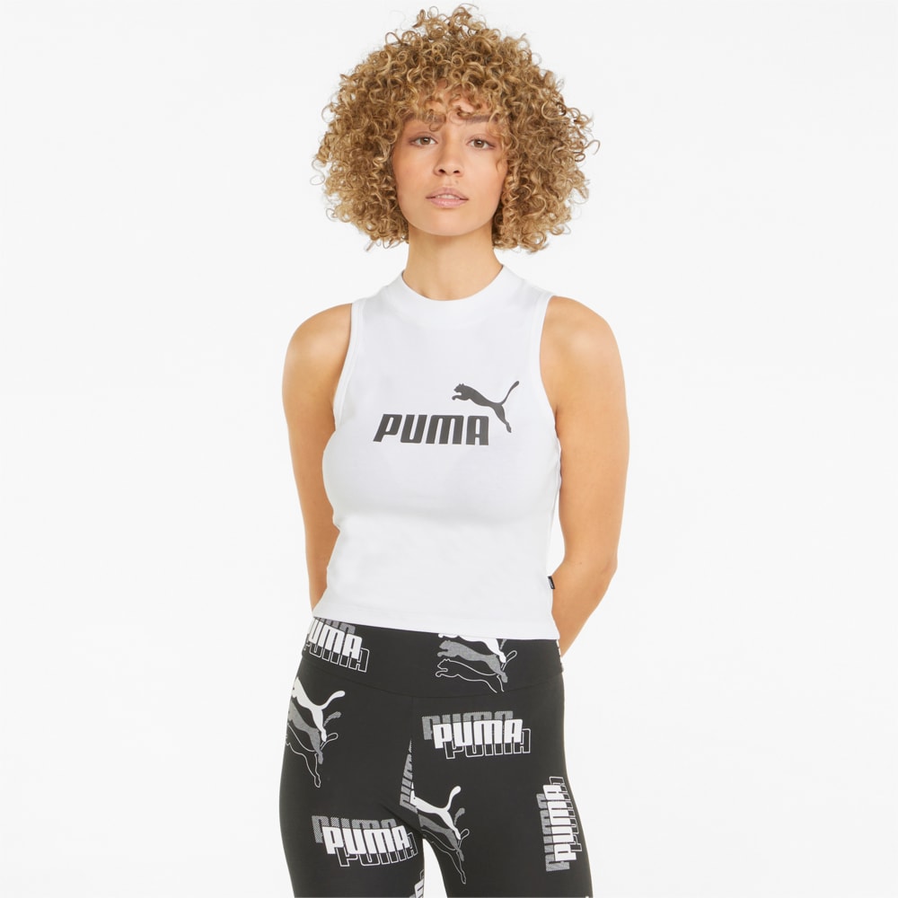 White puma crop top hot sale