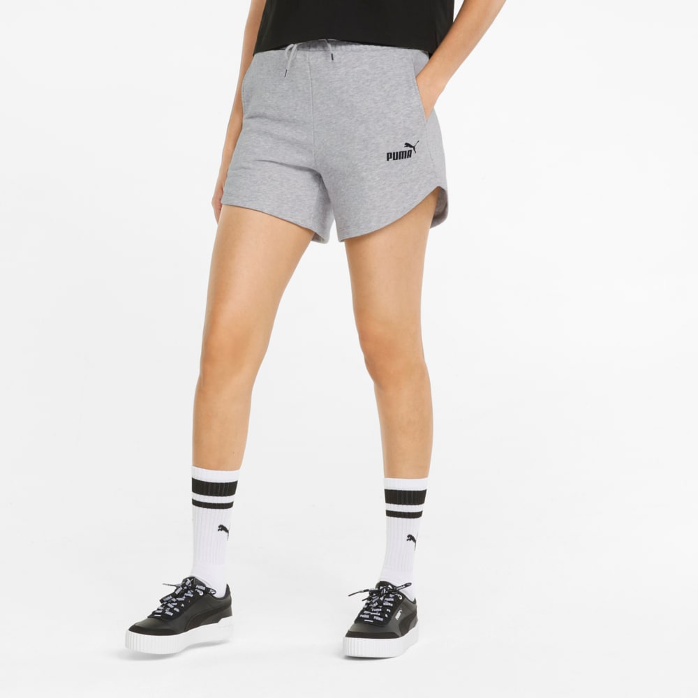 Image PUMA Shorts Essentials High Waist Terry Feminino #1