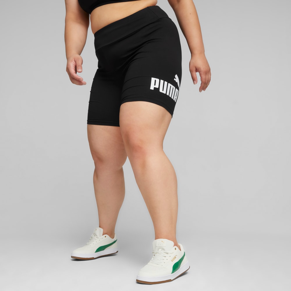 Изображение Puma Леггинсы Essentials Logo Women's Short Leggings #2: Puma Black