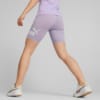 Изображение Puma Леггинсы Essentials Logo Women's Short Leggings #4: Vivid Violet