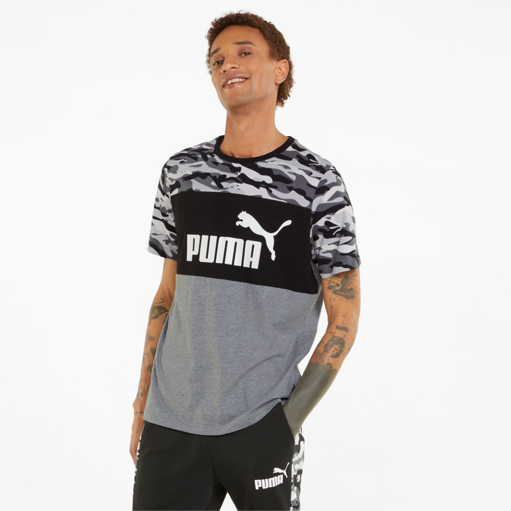 Зображення Puma Футболка ESS+ Camo Men’s Tee #1: Puma Black