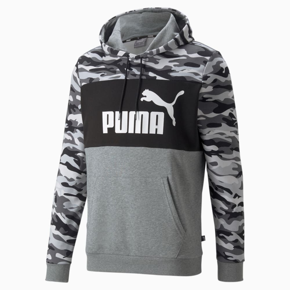 

PUMA - male - Толстовка Essentials+ Camo Men’s Hoodie – Puma Black –, Черный