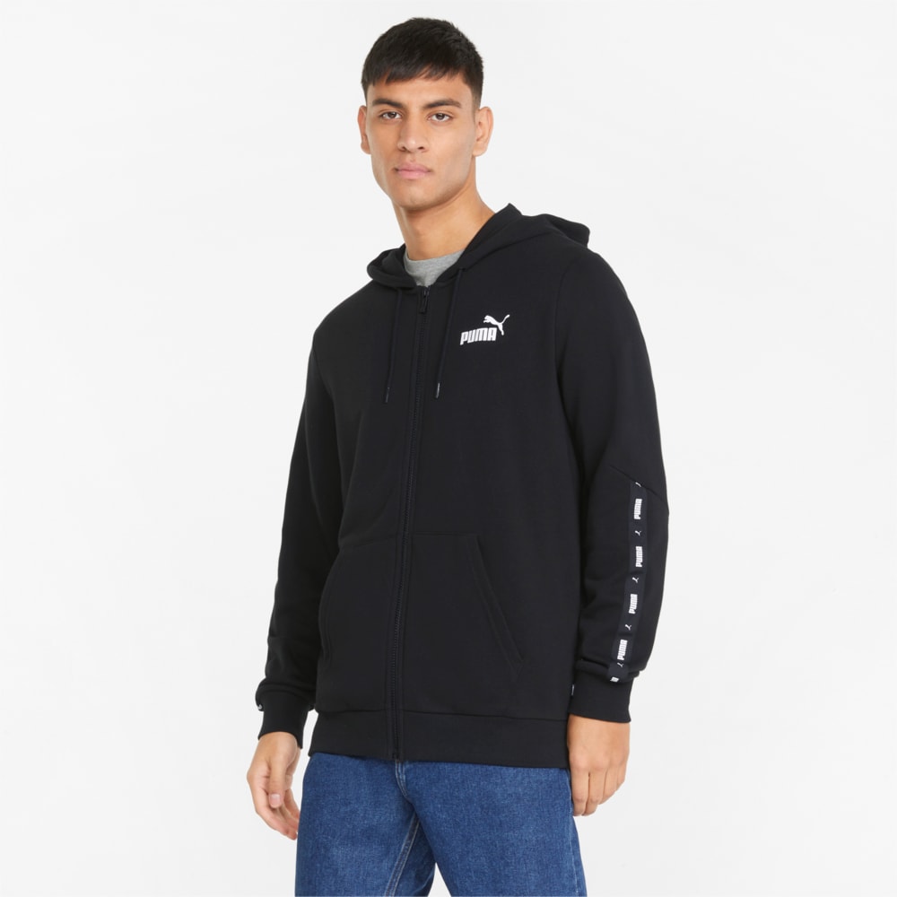 Изображение Puma Толстовка Essentials+ Tape Full-Zip Men's Hoodie #1