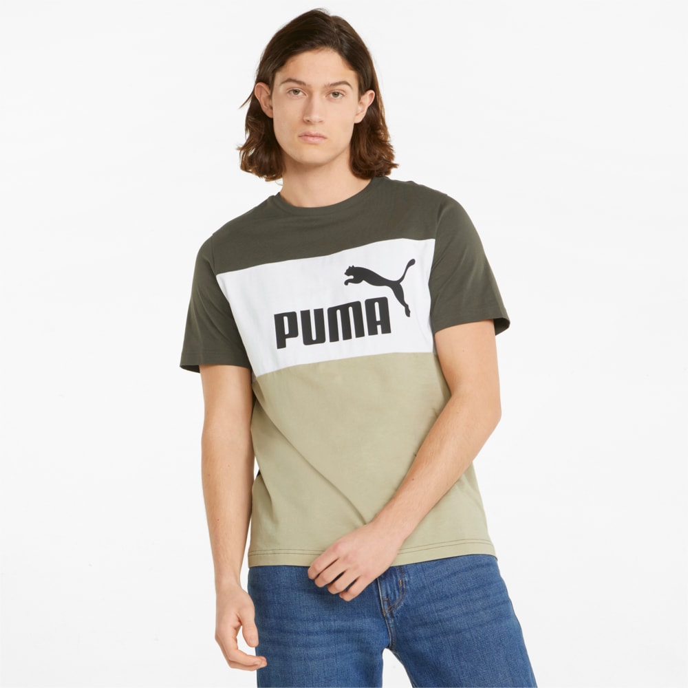 Image PUMA Camiseta Essentials+ Colour-Blocked Masculina #1
