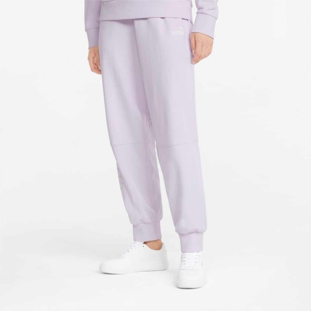 Зображення Puma Штани Power Colour-Blocked Women's Pants #1: Lavender Fog