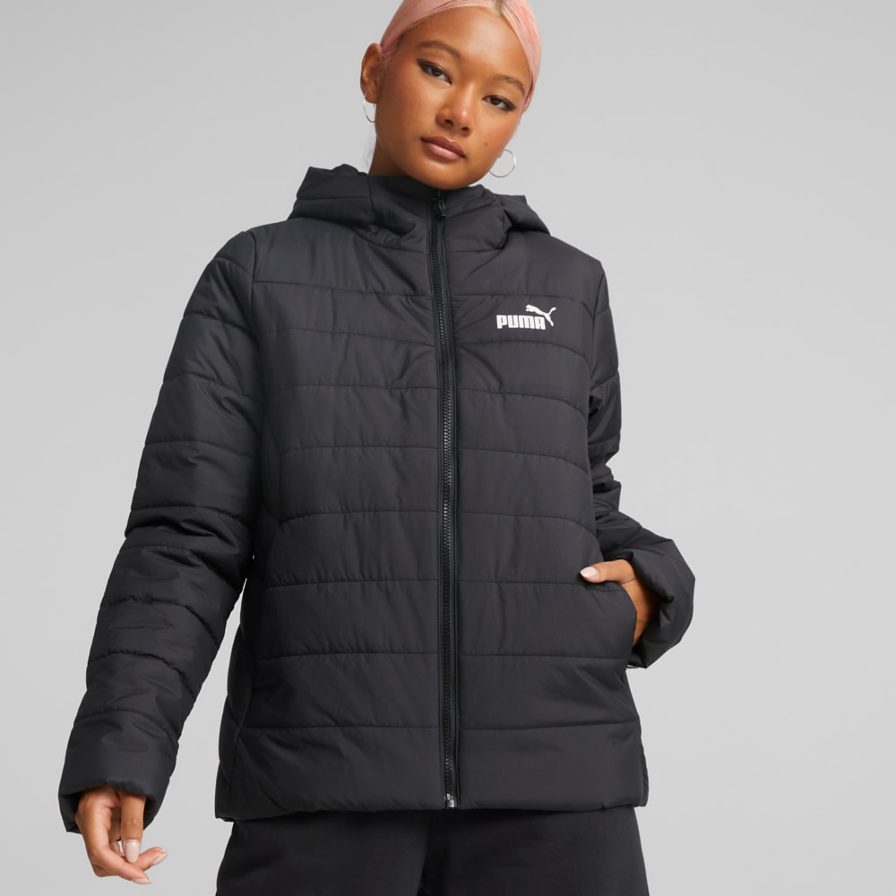 Изображение Puma Куртка Essentials Padded Jacket Women #1: Puma Black