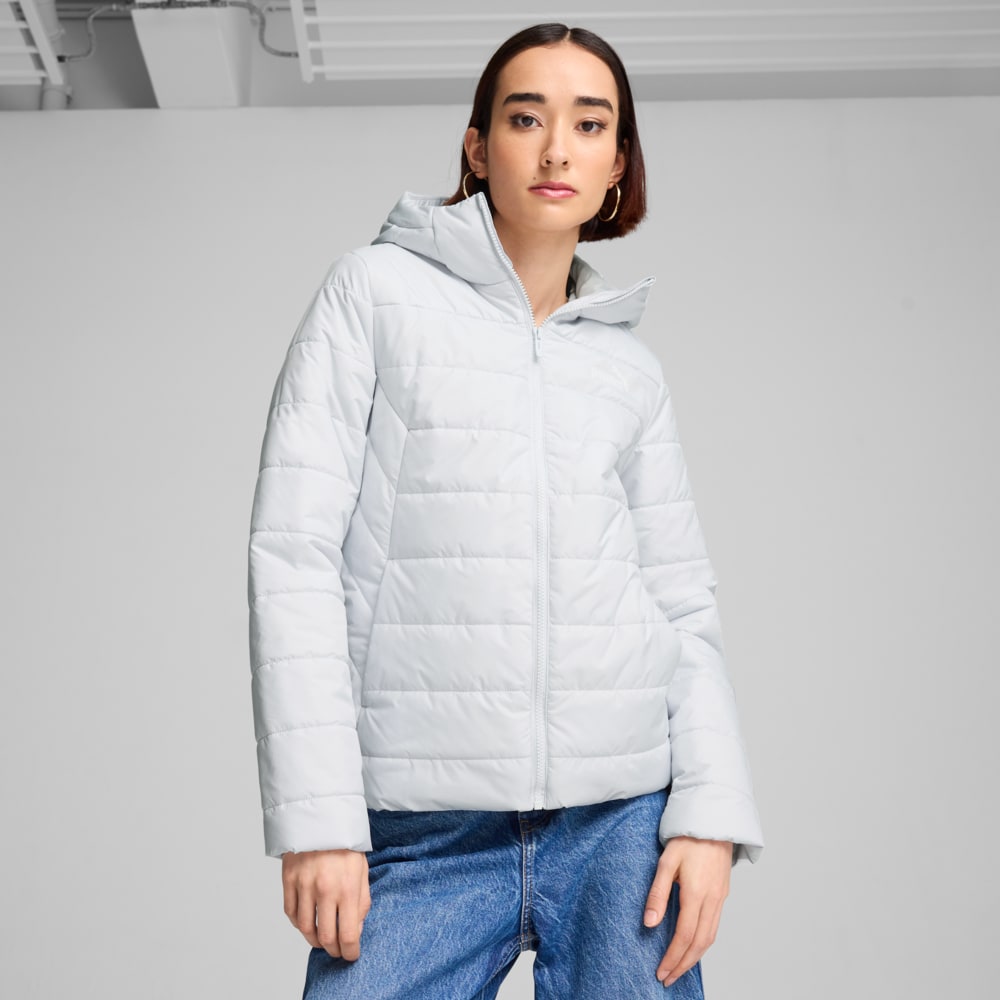 Зображення Puma Куртка Essentials Padded Jacket Women #1: Silver Mist