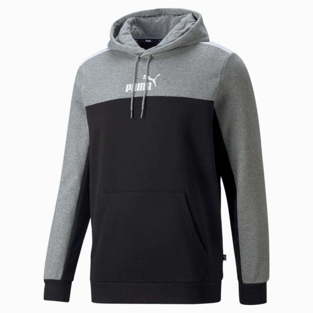 Poleron Con Capucha para Hombre Essentials Block Negro Puma