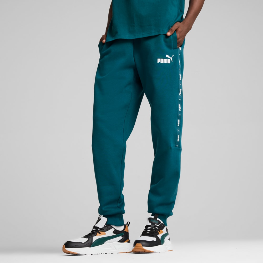 Зображення Puma Штани Essentials+ Tape Men’s Sweatpants #1: Cold Green