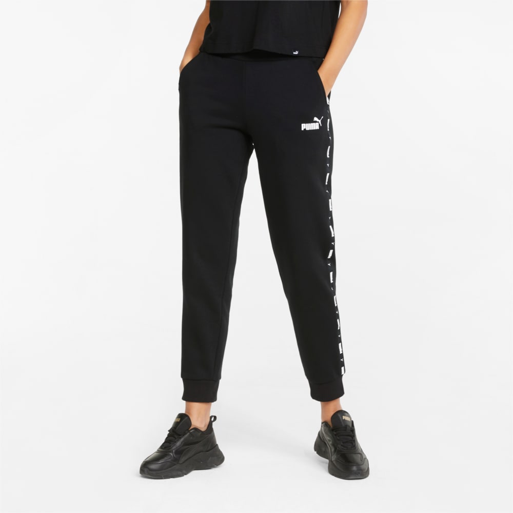 Изображение Puma Штаны Power Tape Women’‎s Pants #1: Puma Black