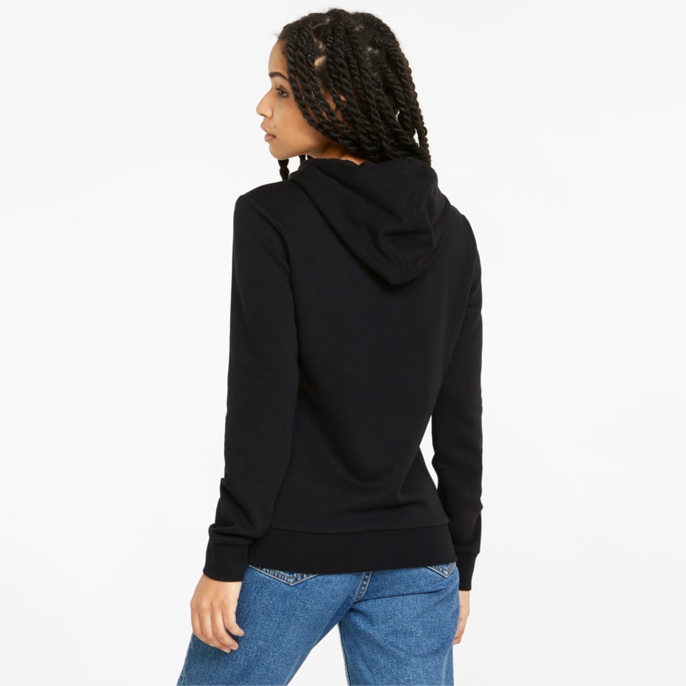 Зображення Puma Толстовка Essentials+ Metallic Logo Women’s Hoodie #2: Puma Black-Metallic Silver