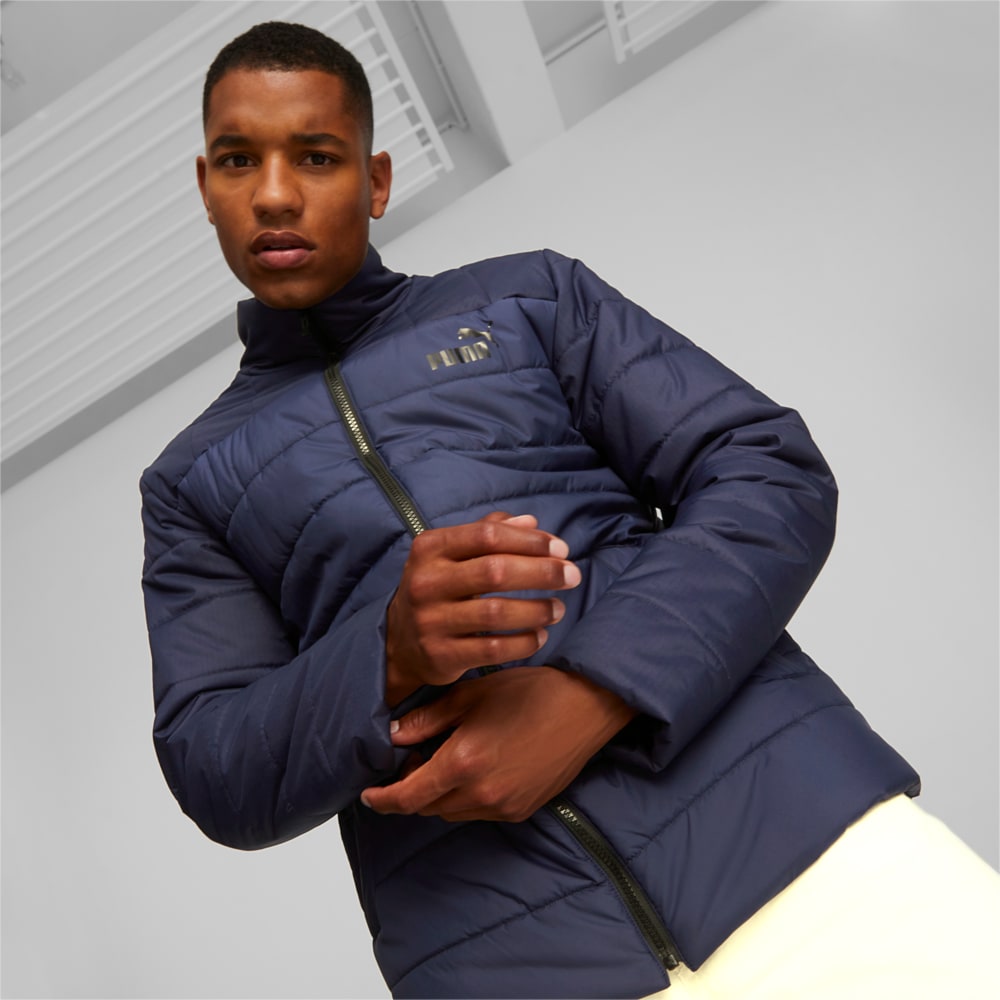 Изображение Puma Куртка Essentials+ Padded Jacket Men #1: Peacoat