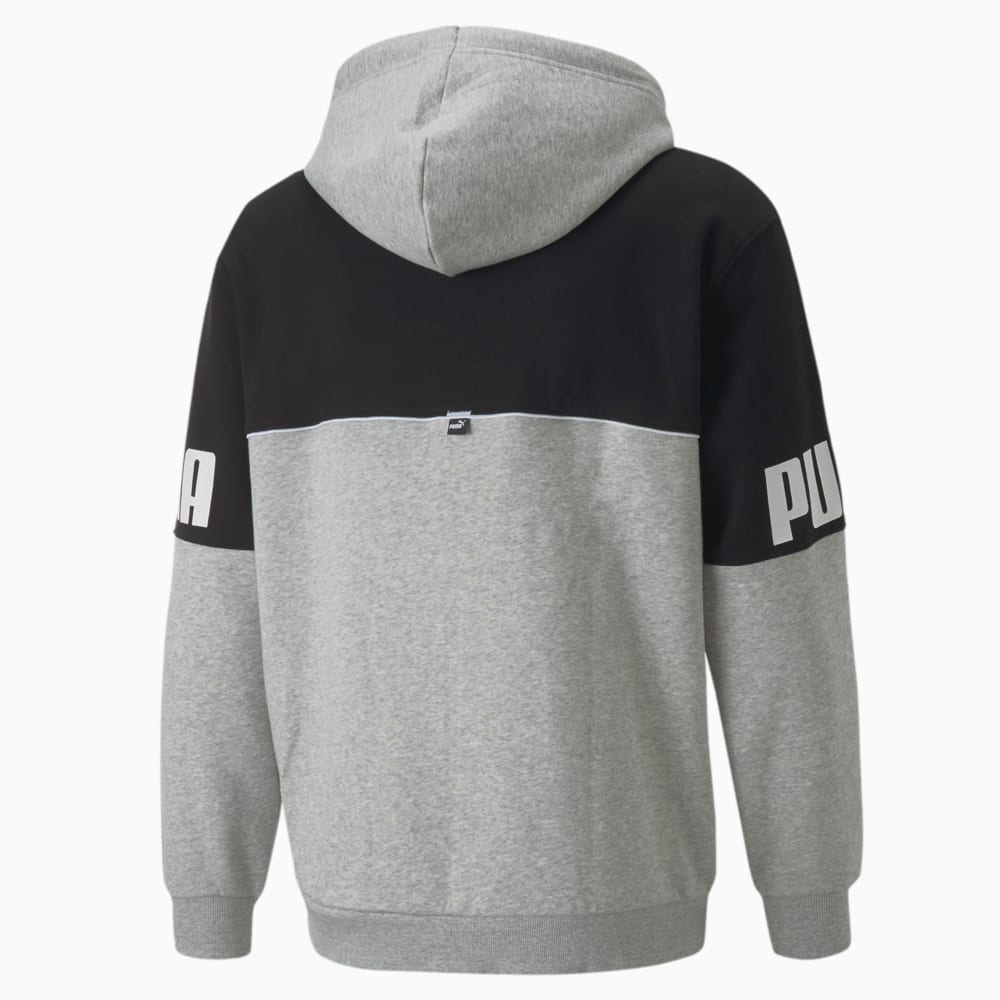 Зображення Puma Толстовка Power Full-Zip Hoodie Men #2: light gray heather
