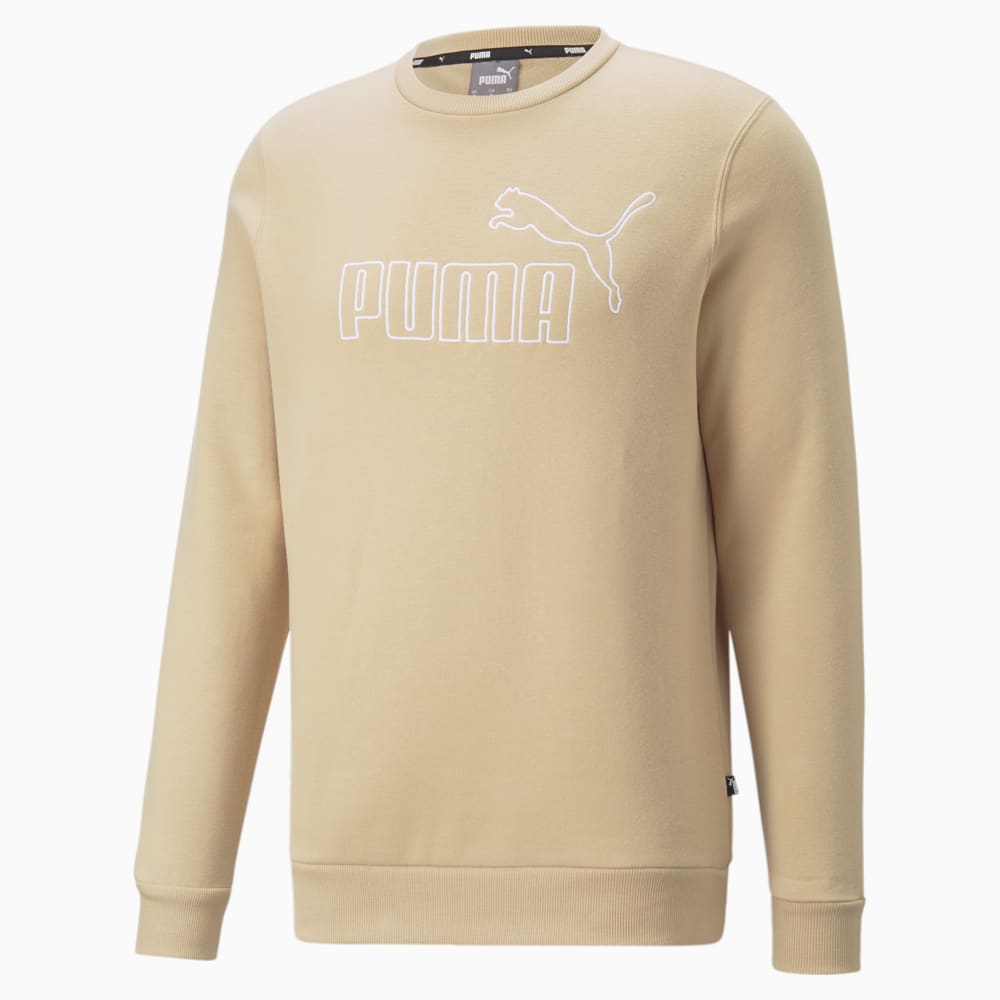 Essentials Elevated Crewneck Sweatshirt Men Light Sand Puma 849885 67