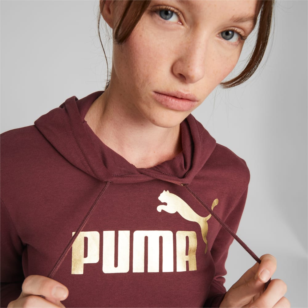 Image PUMA Moletom com Capuz Essentials+ Metallic Logo Feminino #2