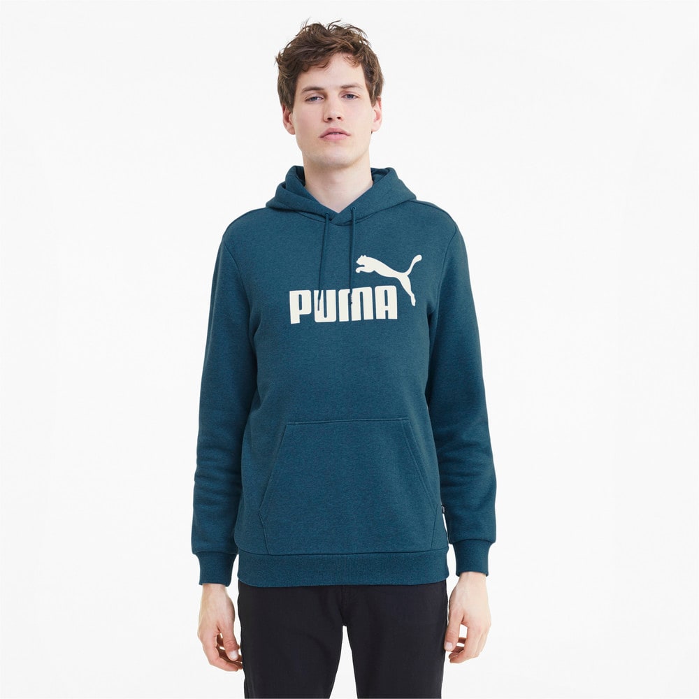 Essential Kapusonlu Erkek Sweatshirt Mavi Puma Puma Turkiye Resmi Alisveris Sitesi