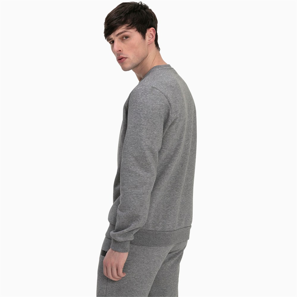 puma stripe crew neck sweater