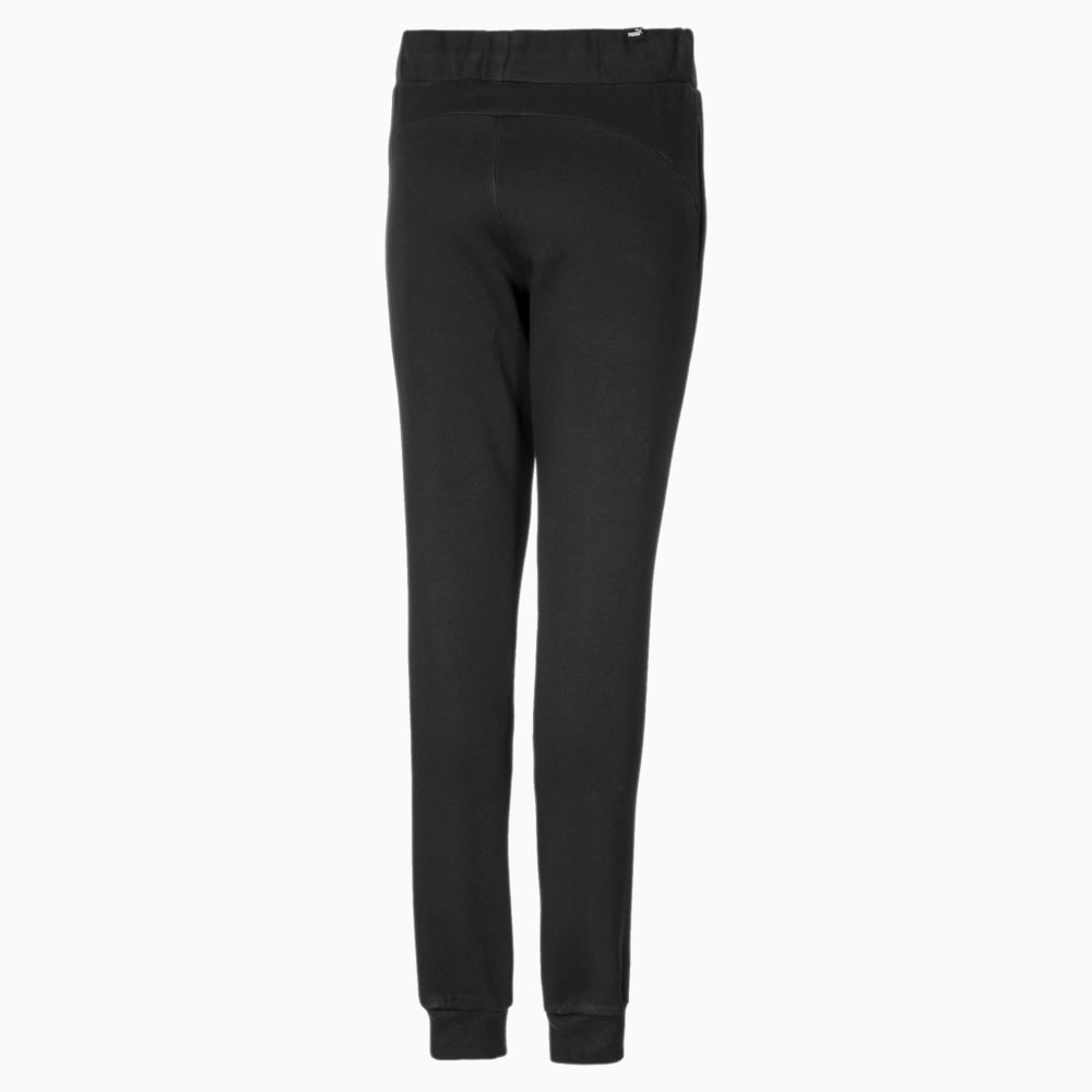 Зображення Puma Штани Essentials Cuffed Fleece Girls' Sweatpants #2: Cotton Black