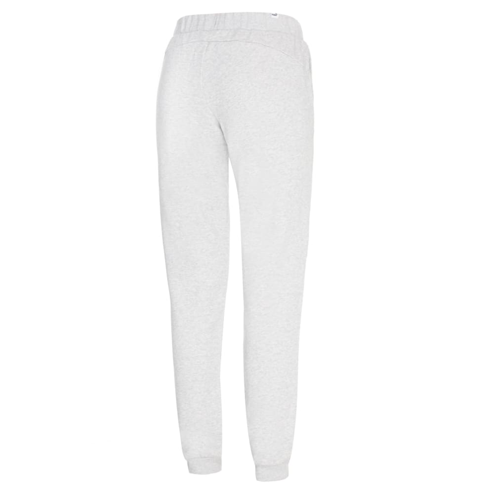 Зображення Puma Штани Essentials Cuffed Fleece Girls' Sweatpants #2: light gray heather