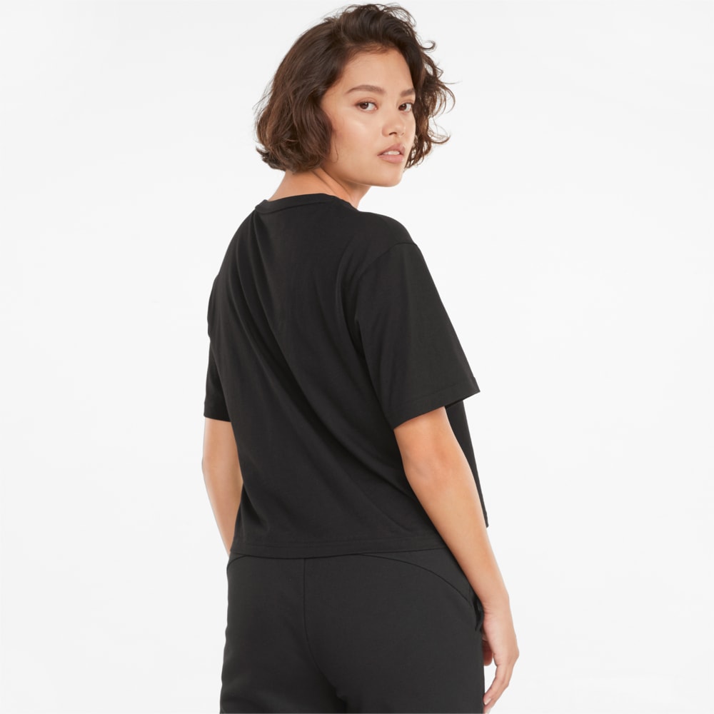 

PUMA - female - Футболка Power Cropped Women' Tee – Puma Black –, Черный