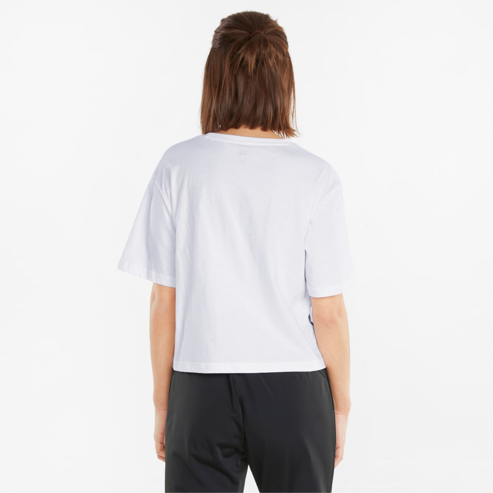 

PUMA - female - Футболка Power Cropped Women' Tee – Puma White –, Черный