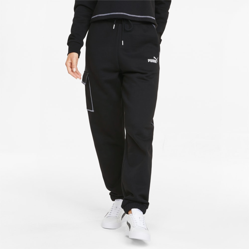 Зображення Puma Штани Power Women's Cargo Sweatpants #1: Puma Black