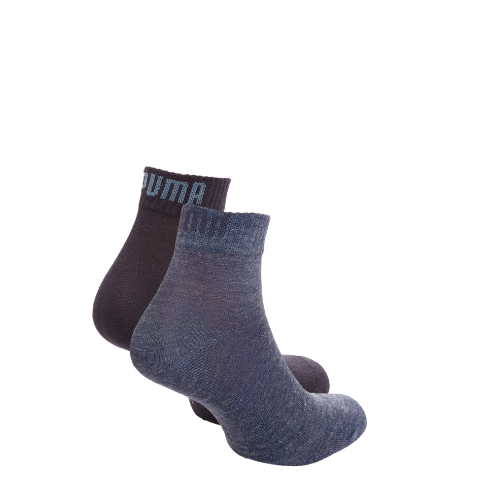 Изображение Puma Носки Train. Quart. 2 Pack (Outl.) #2: denim blue